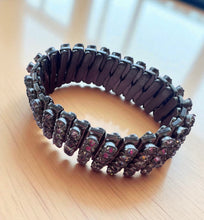 Load image into Gallery viewer, Vintage Rhinestone Art Deco Statement Bracelet