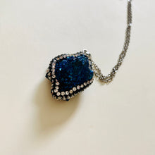 Load image into Gallery viewer, druzy blue cobalt