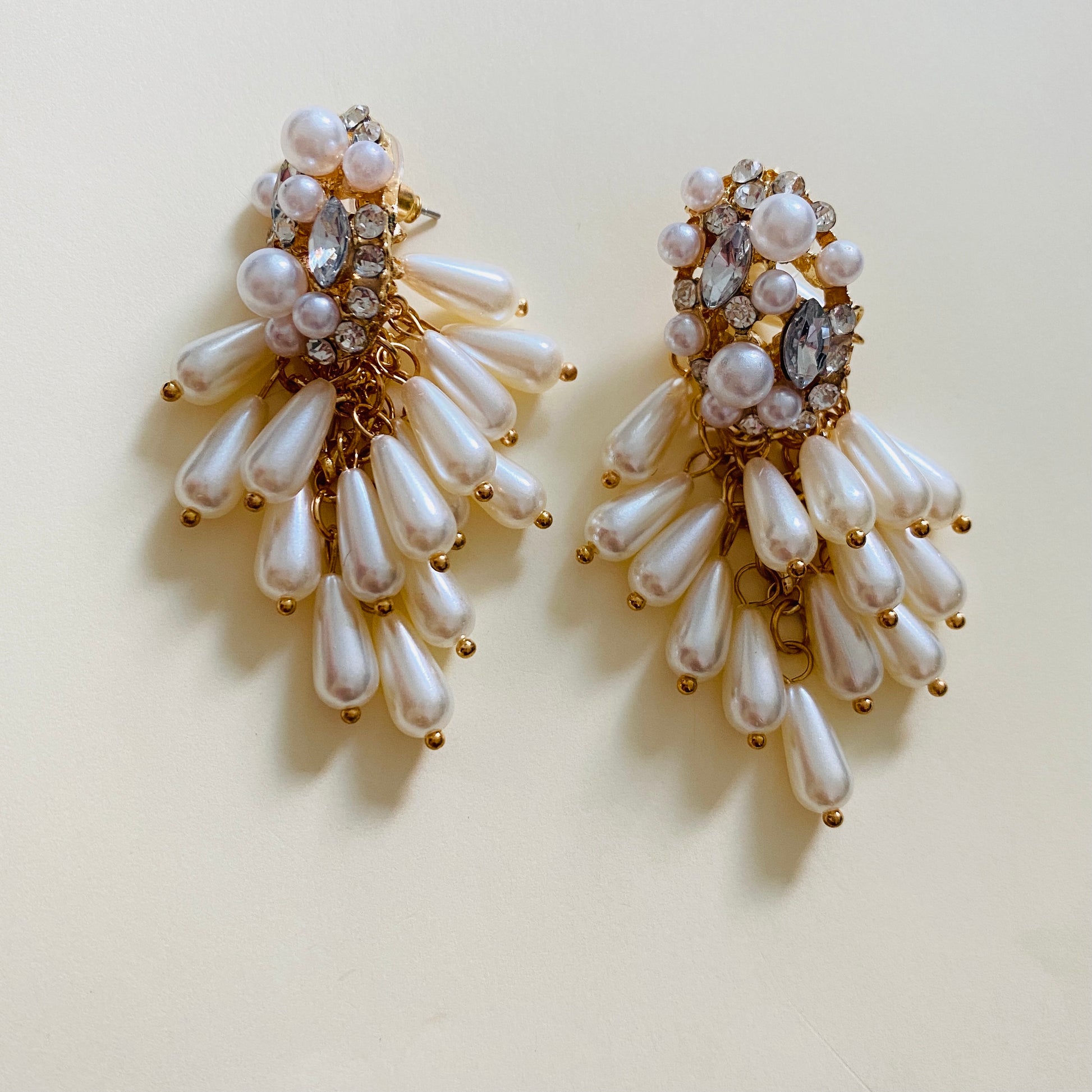 outspoken pearl earrings