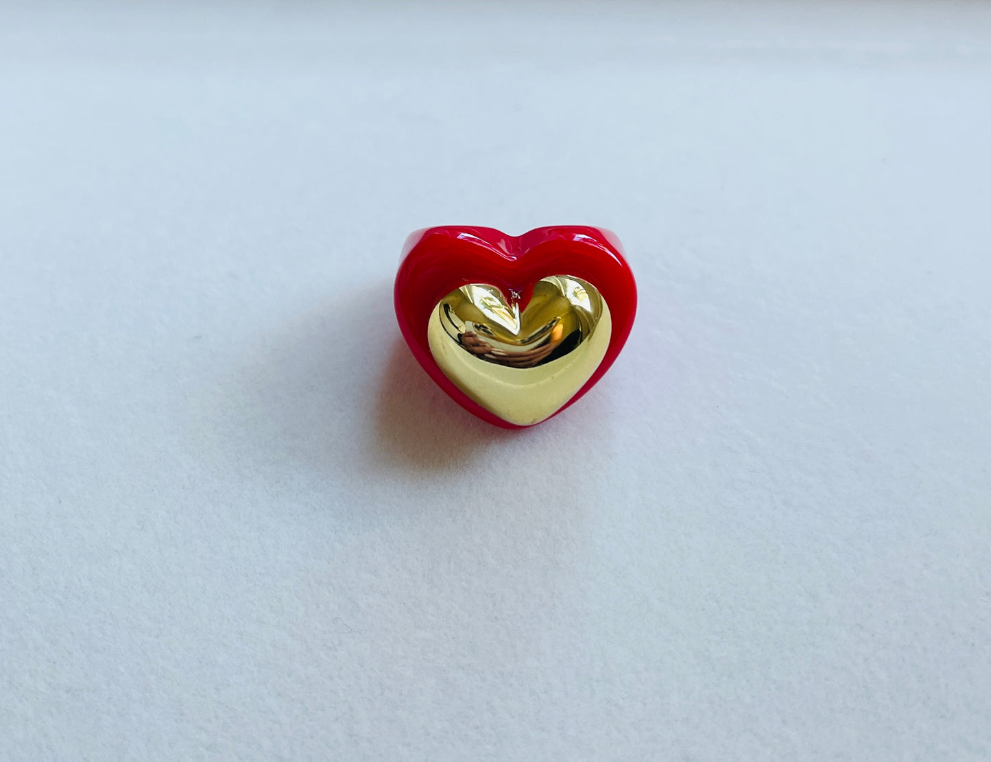 Rings - Y2K Heart Statement Ring