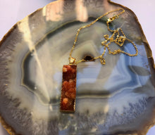 Load image into Gallery viewer, Necklaces - Druzy Orange