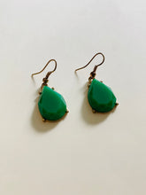 Load image into Gallery viewer, Green Onyx Earrings