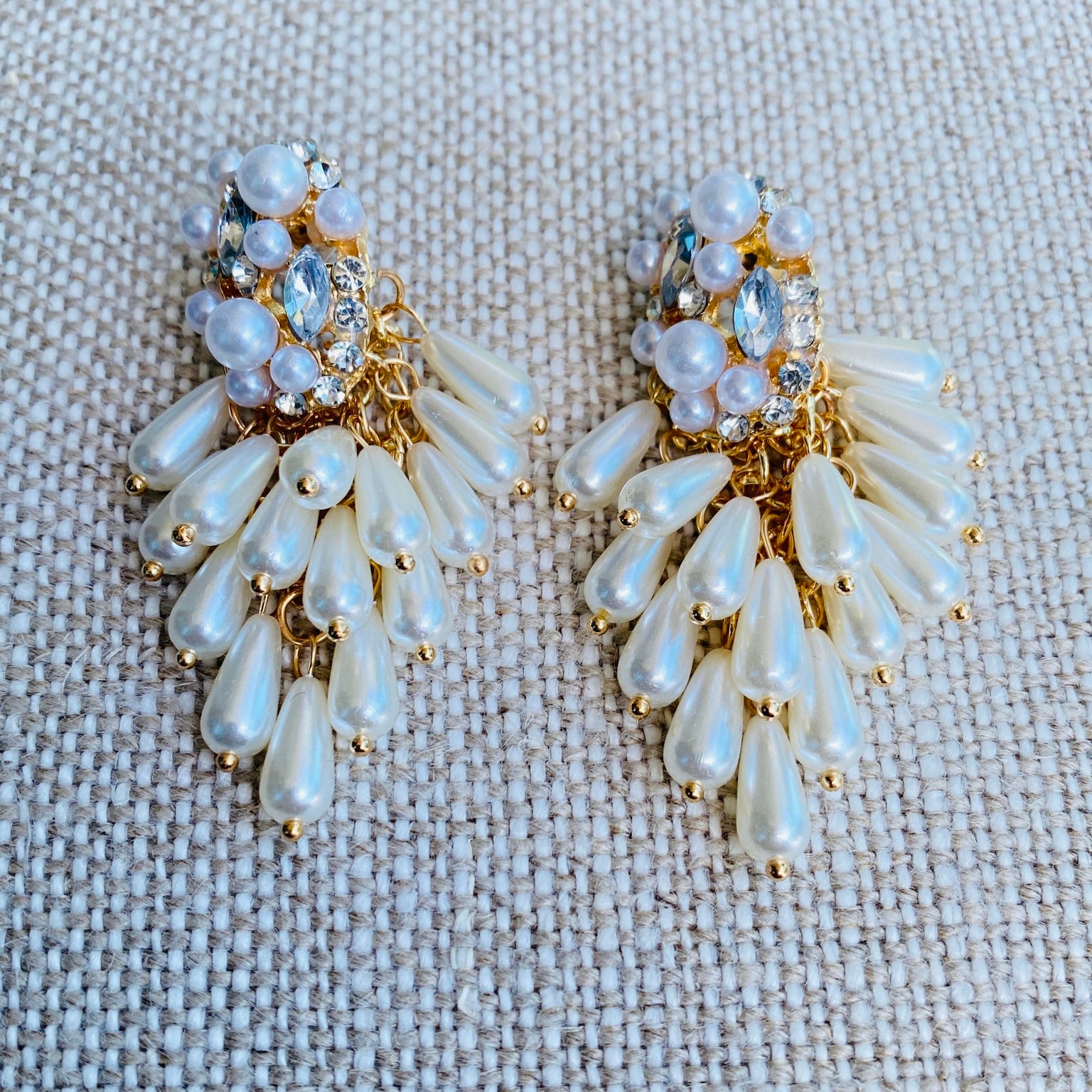 outspoken pearl earrings