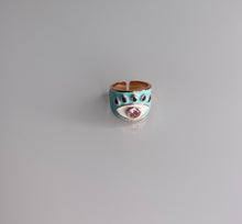 Load image into Gallery viewer, Ring - Enamel Turquoise Ring