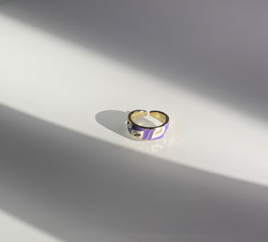 Rings - Enamel Adjustable Ring