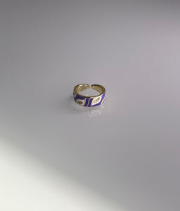 Rings - Enamel Adjustable Ring
