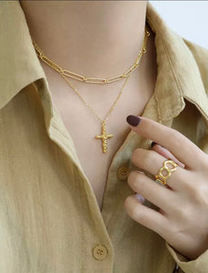 18K Gold Plated Minimalist Necklace