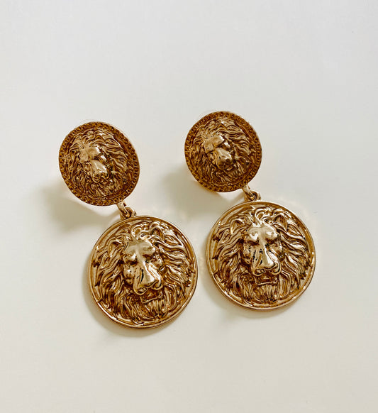 The Lioness Vintage Earrings