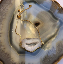 Load image into Gallery viewer, White Agate Love Bracelet