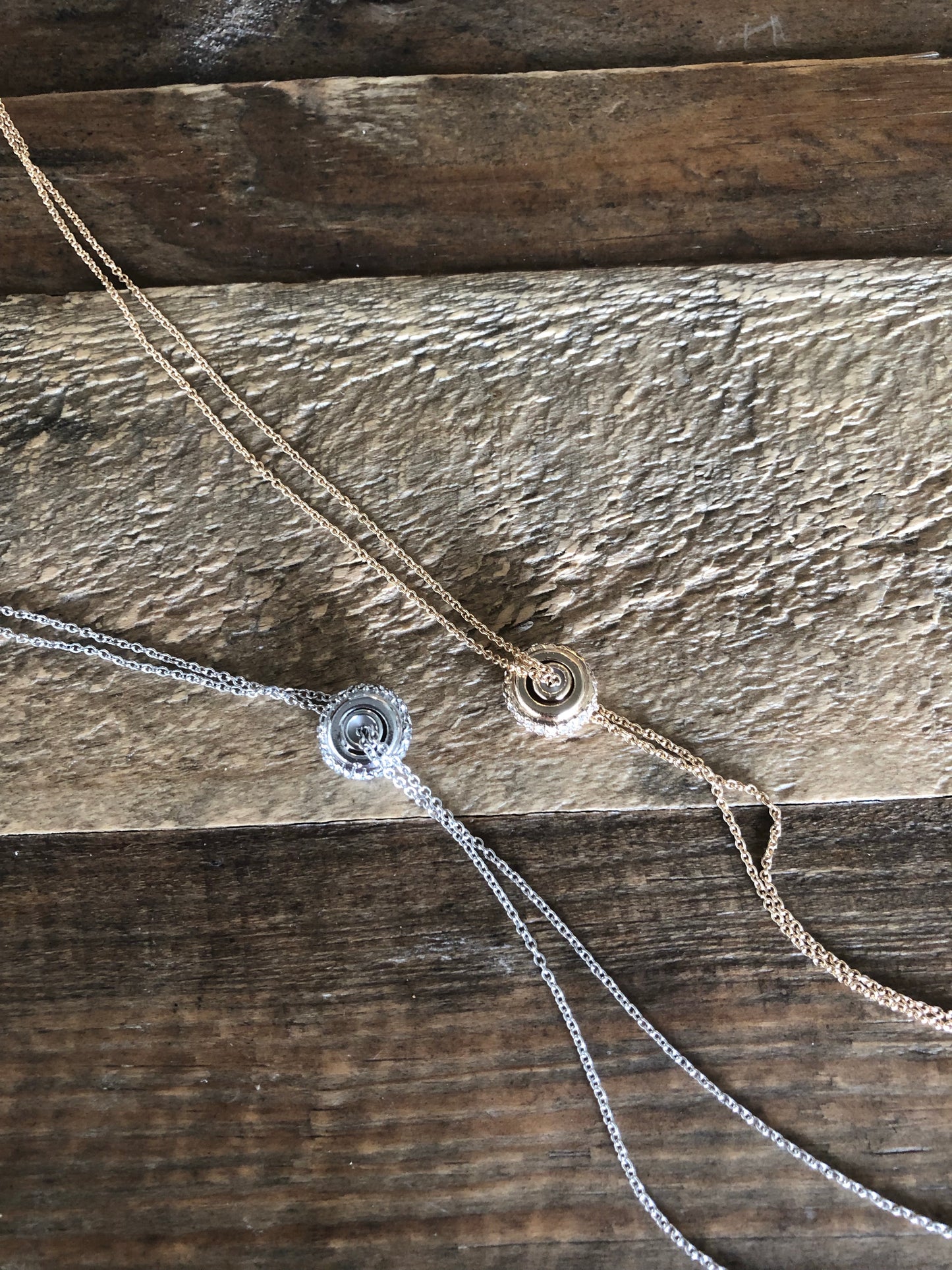 Necklace - Silver / Golden String