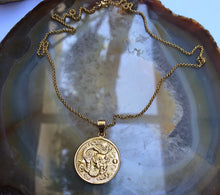 Load image into Gallery viewer, Dragon Medallion Necklace