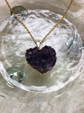 Load image into Gallery viewer, Necklace - Druzy Amethyst